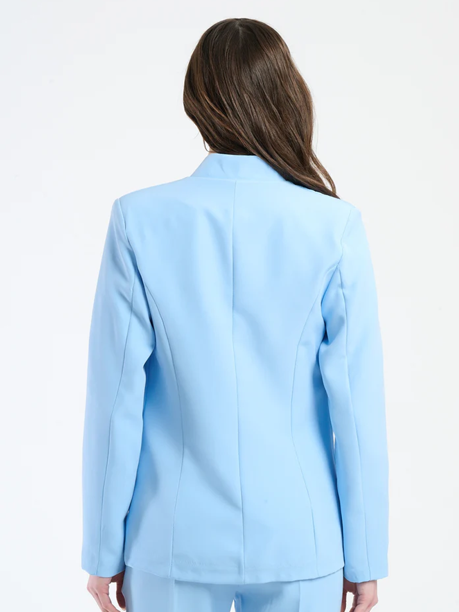 Blazer a maniche lunghe con profondo scollo a V Mimosa