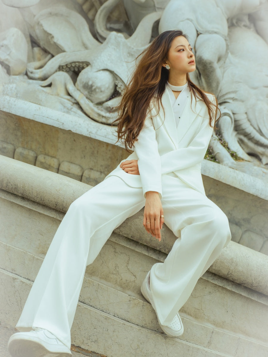 blazer elegante e pantaloni