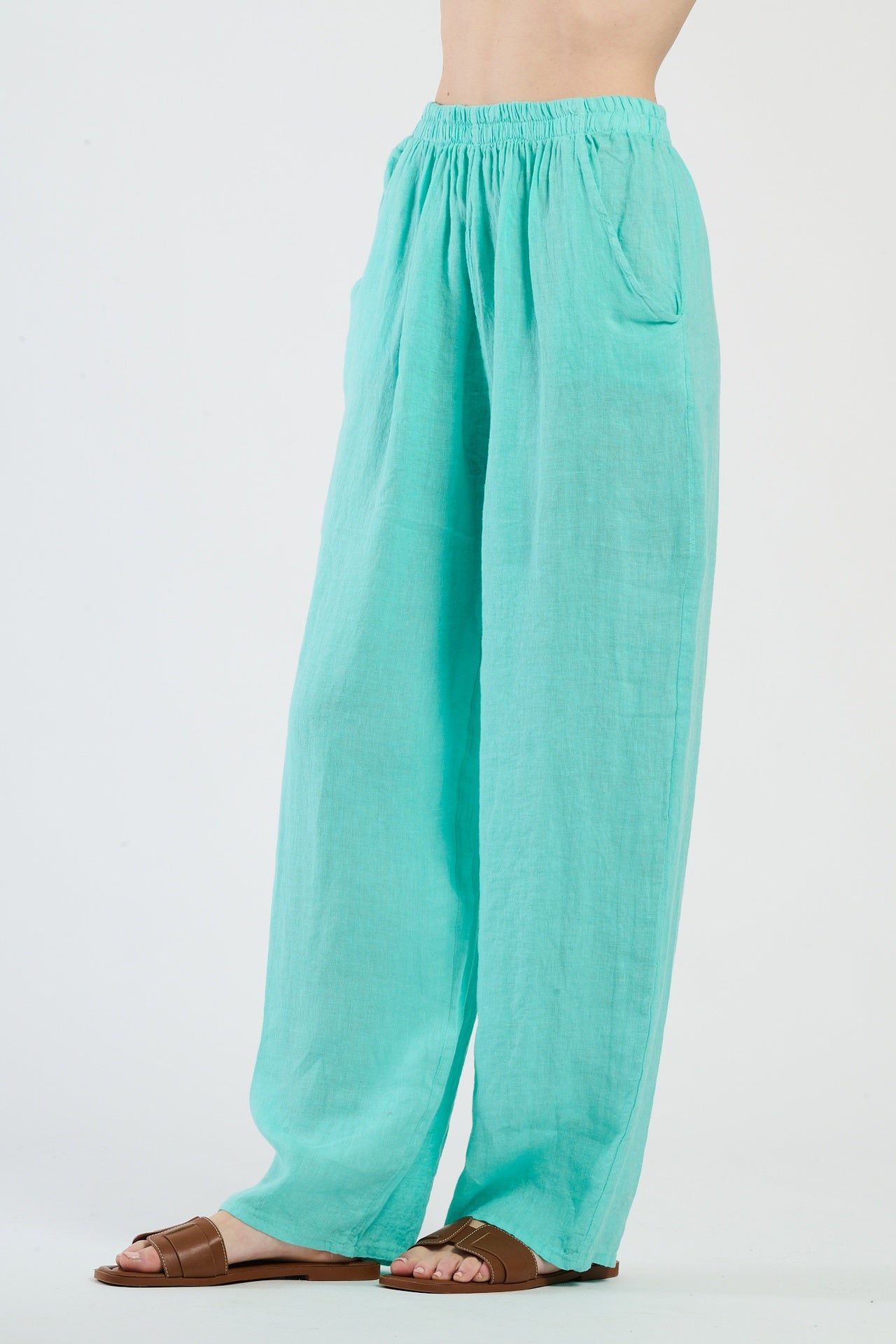 Pantaloni Tiffany in vita elastica, comfort e stile fashion