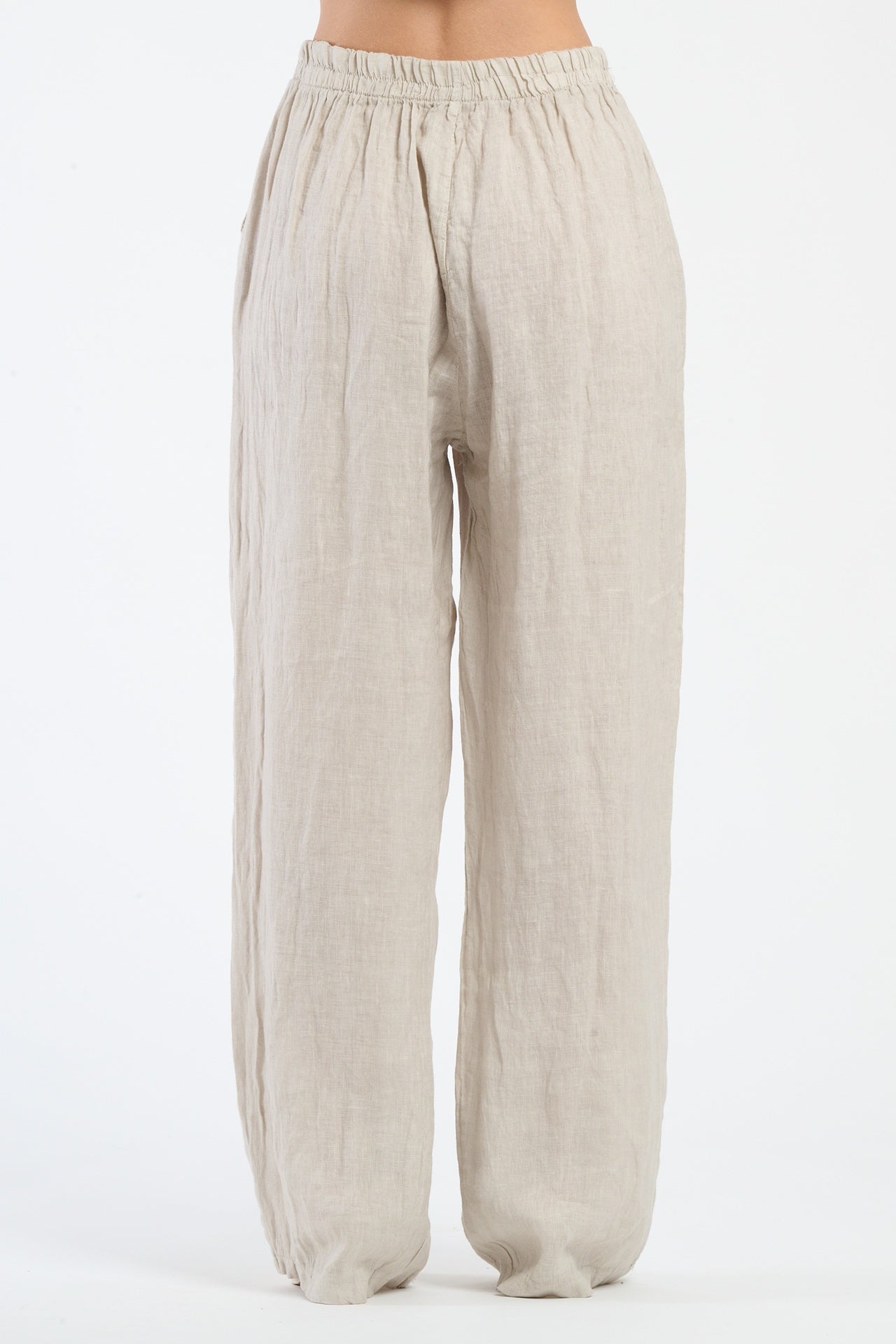 Pantaloni baggy beige, perfetti per un outfit casual e raffinato