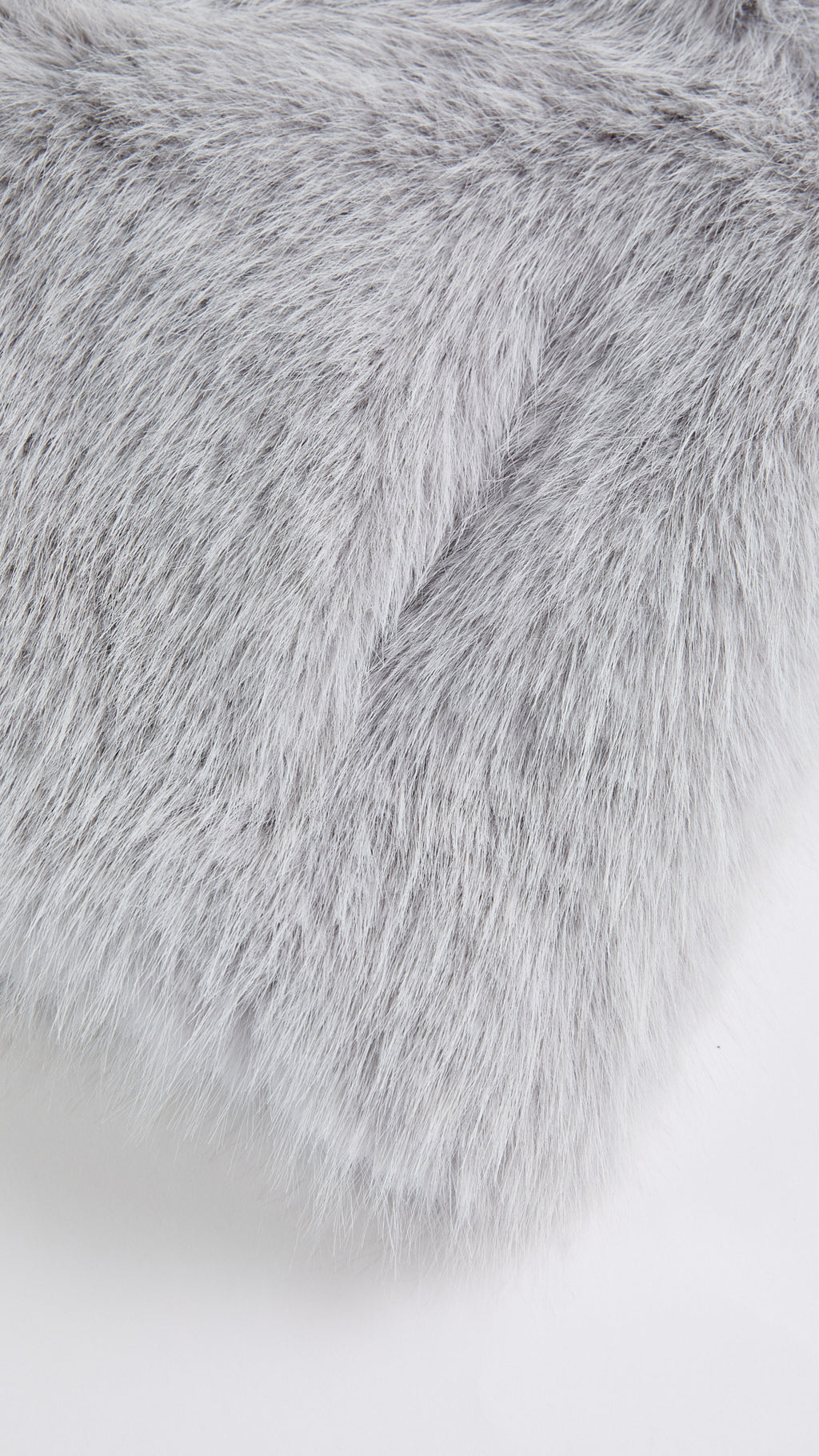Giacca cropped in pelliccia sintetica con cappuccio ampio