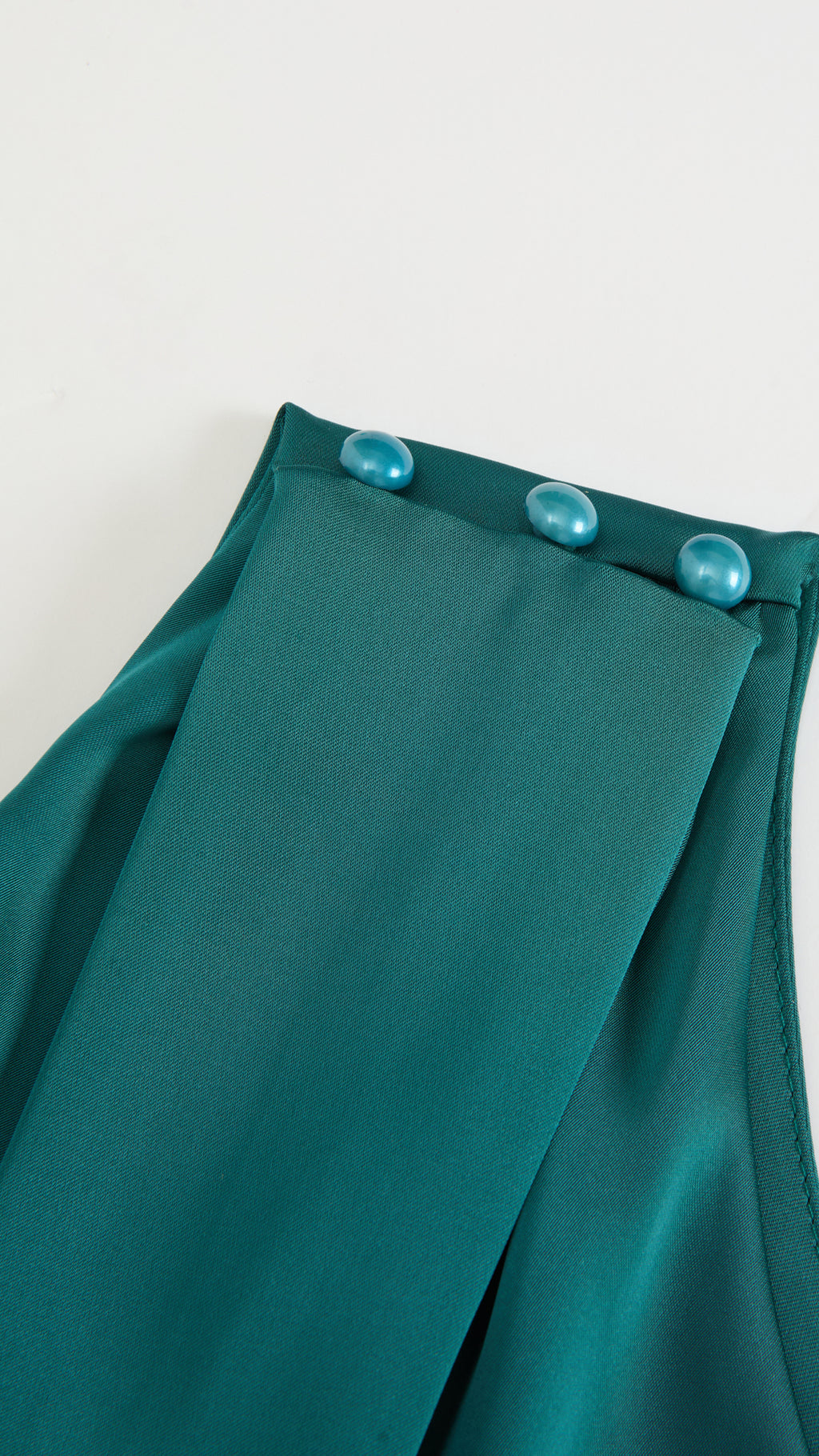 Abito Lungo Monospalla con Collarino e Fiocco in Satin - Eleganza per Matrimoni e Serate Speciali（副本）