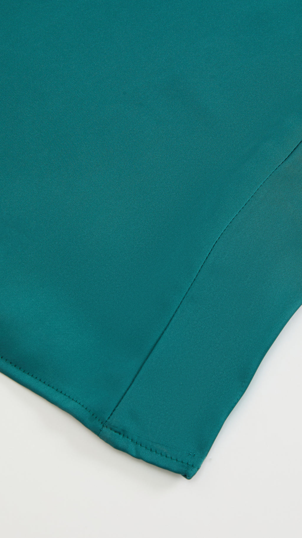Abito Lungo Monospalla con Collarino e Fiocco in Satin - Eleganza per Matrimoni e Serate Speciali（副本）