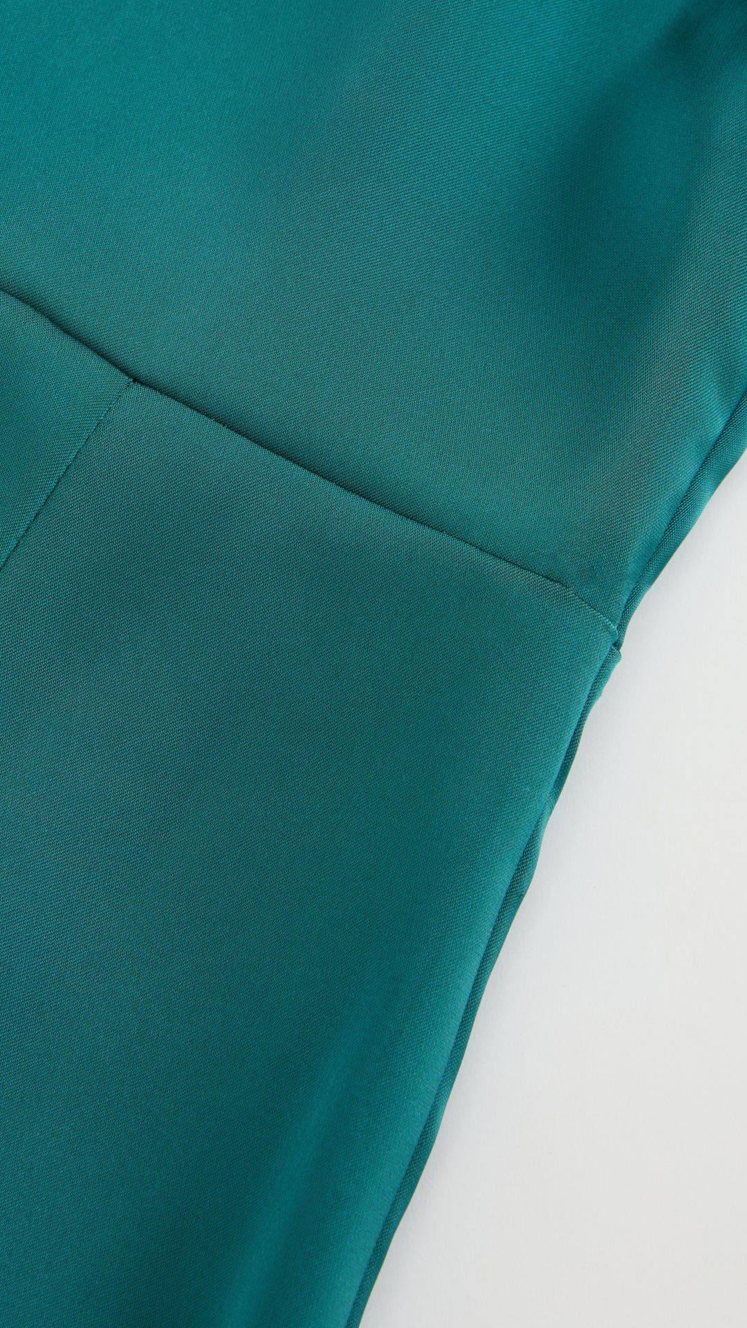 Abito Lungo Monospalla con Collarino e Fiocco in Satin - Eleganza per Matrimoni e Serate Speciali（副本）