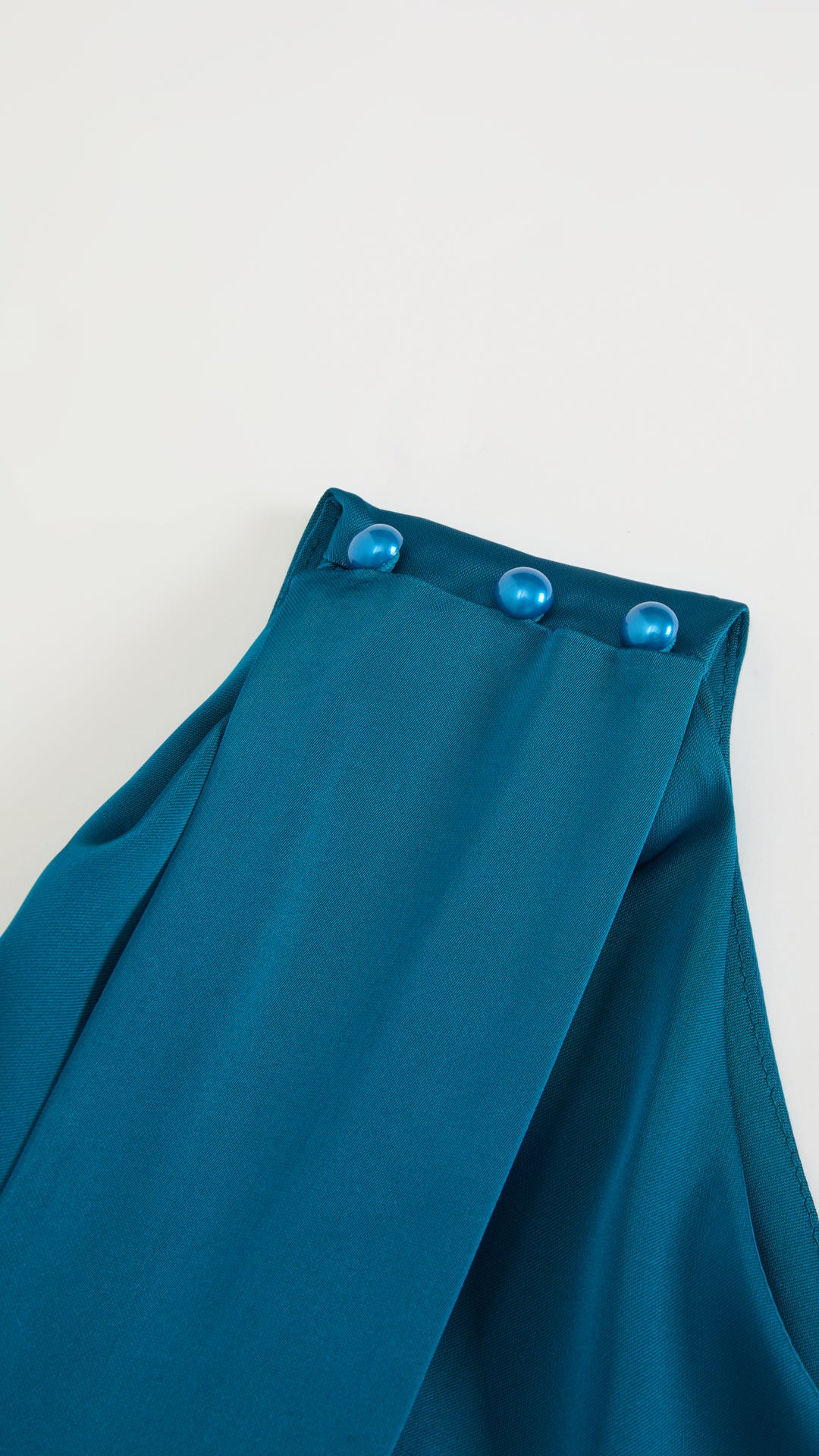 Abito Lungo Monospalla con Collarino e Fiocco in Satin - Eleganza per Matrimoni e Serate Speciali（副本）