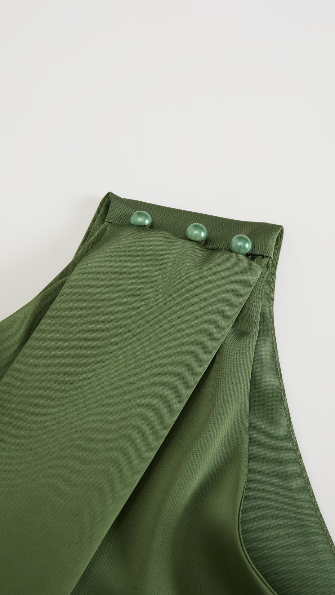 Abito Lungo Monospalla con Collarino e Fiocco in Satin - Eleganza per Matrimoni e Serate Speciali（副本）