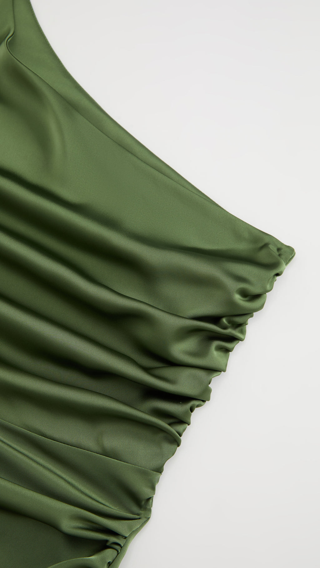 Abito Lungo Monospalla con Collarino e Fiocco in Satin - Eleganza per Matrimoni e Serate Speciali（副本）