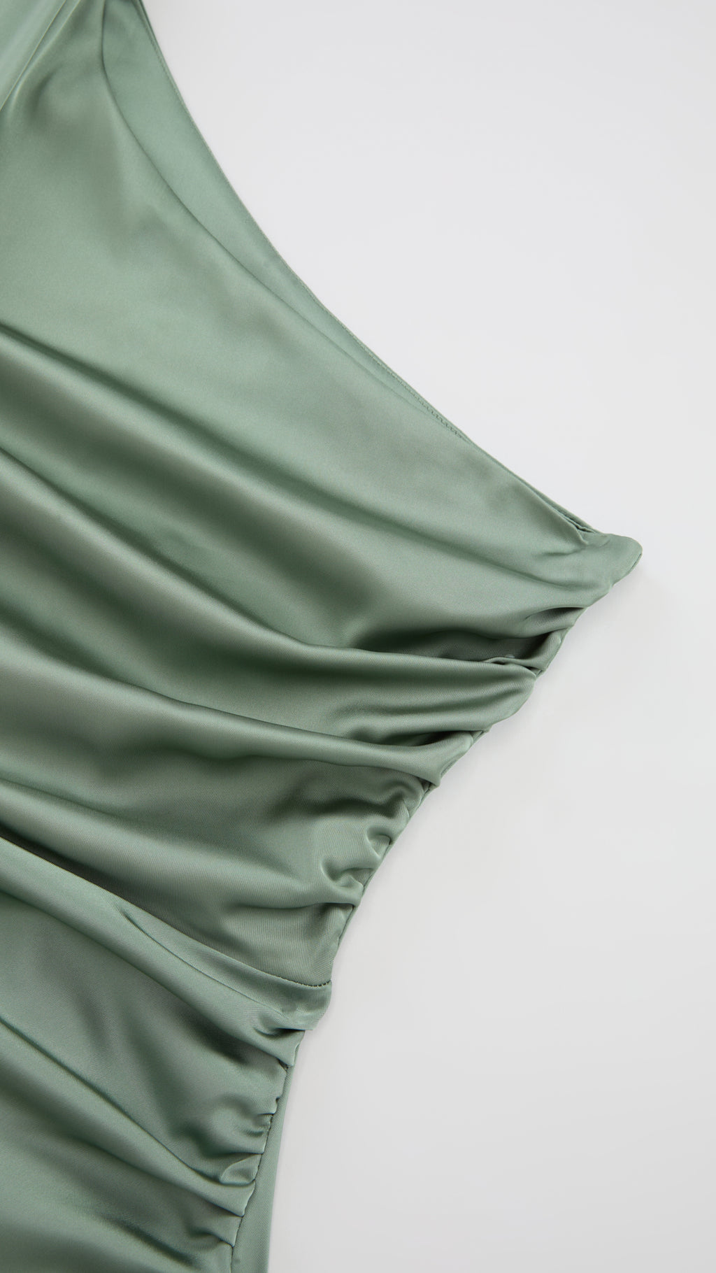 Abito Lungo Monospalla con Collarino e Fiocco in Satin - Eleganza per Matrimoni e Serate Speciali（副本）