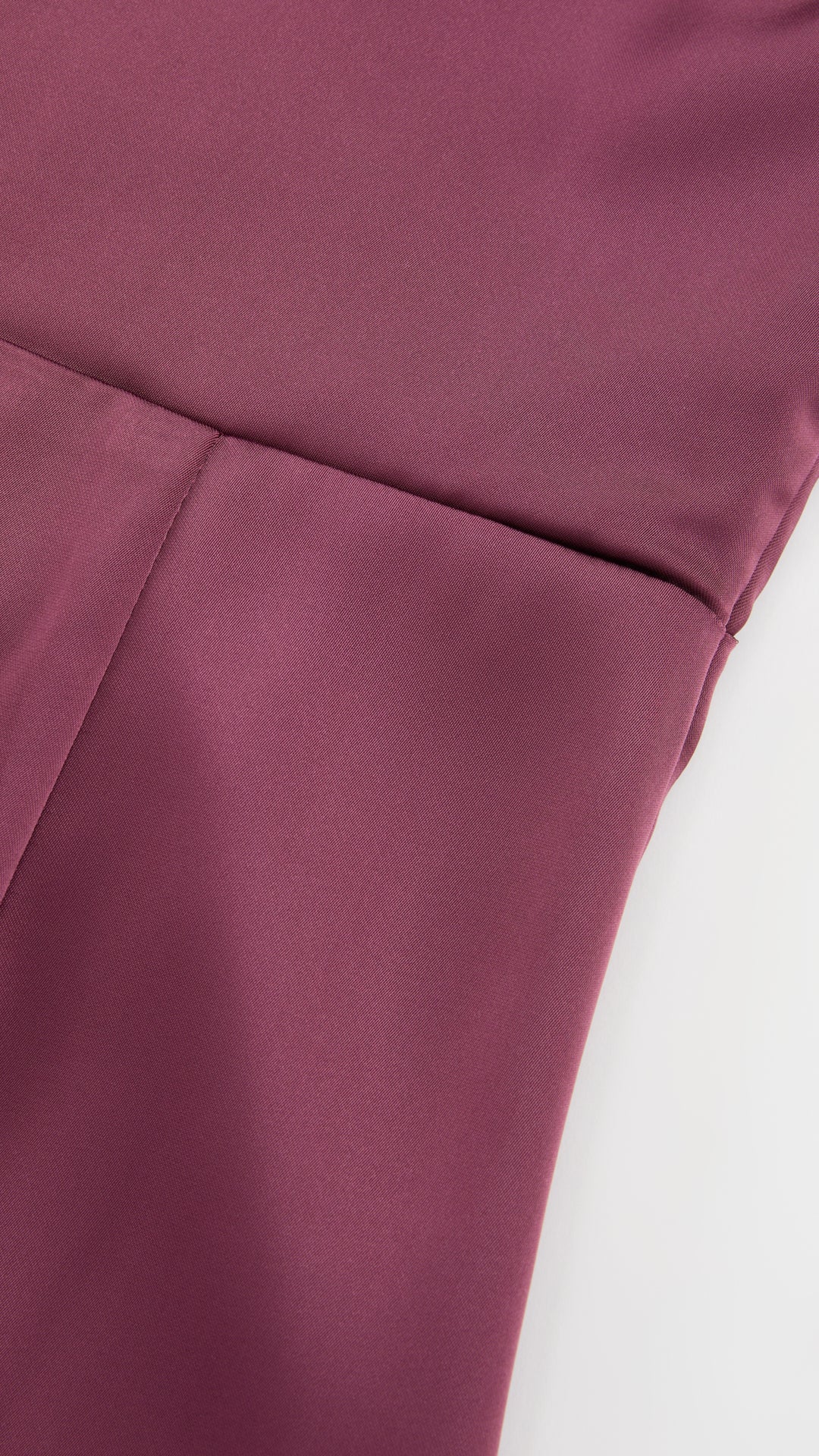 Abito Lungo Monospalla con Collarino e Fiocco in Satin - Eleganza per Matrimoni e Serate Speciali（副本）