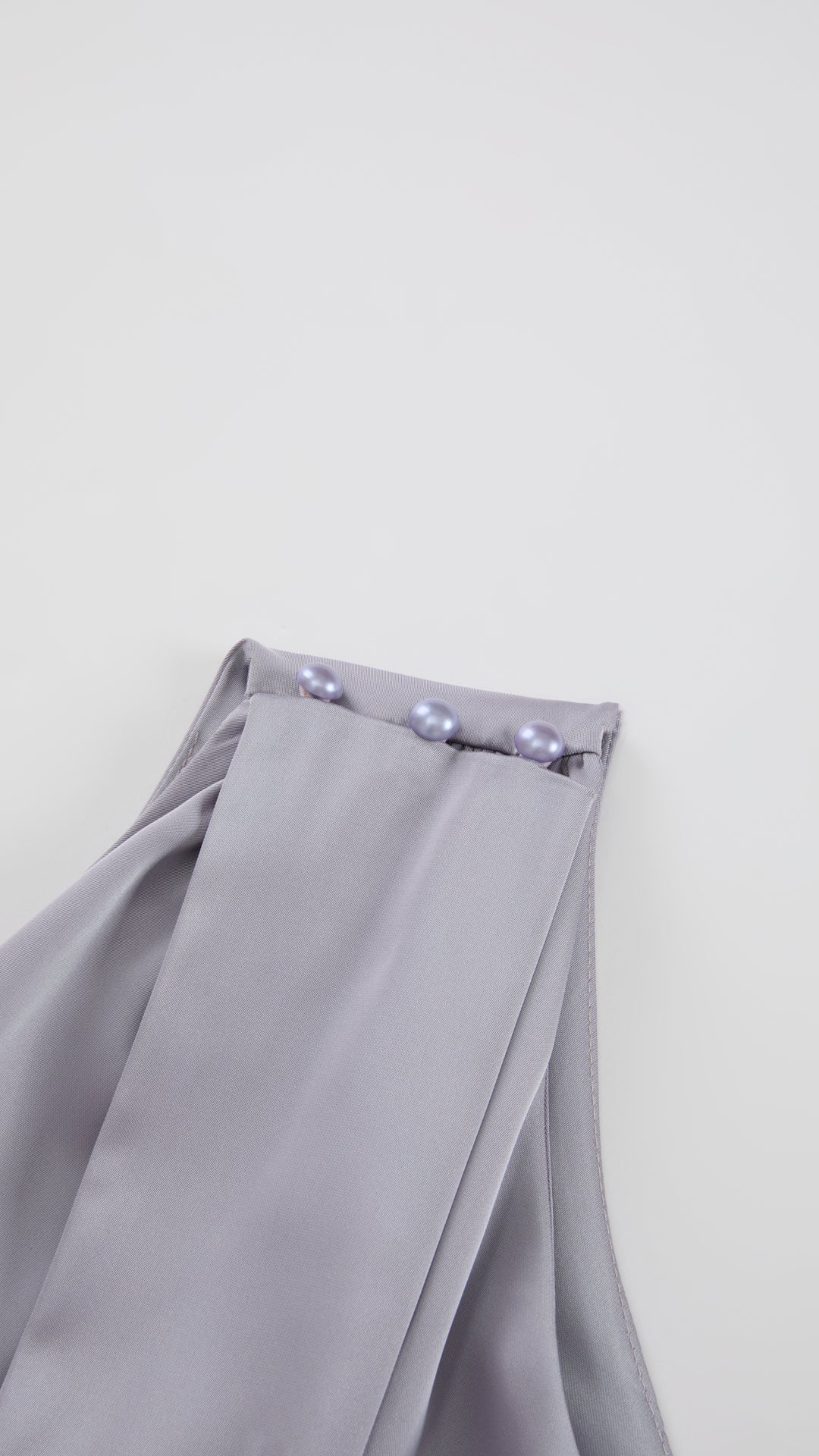 Abito Lungo Monospalla con Collarino e Fiocco in Satin - Eleganza per Matrimoni e Serate Speciali（副本）