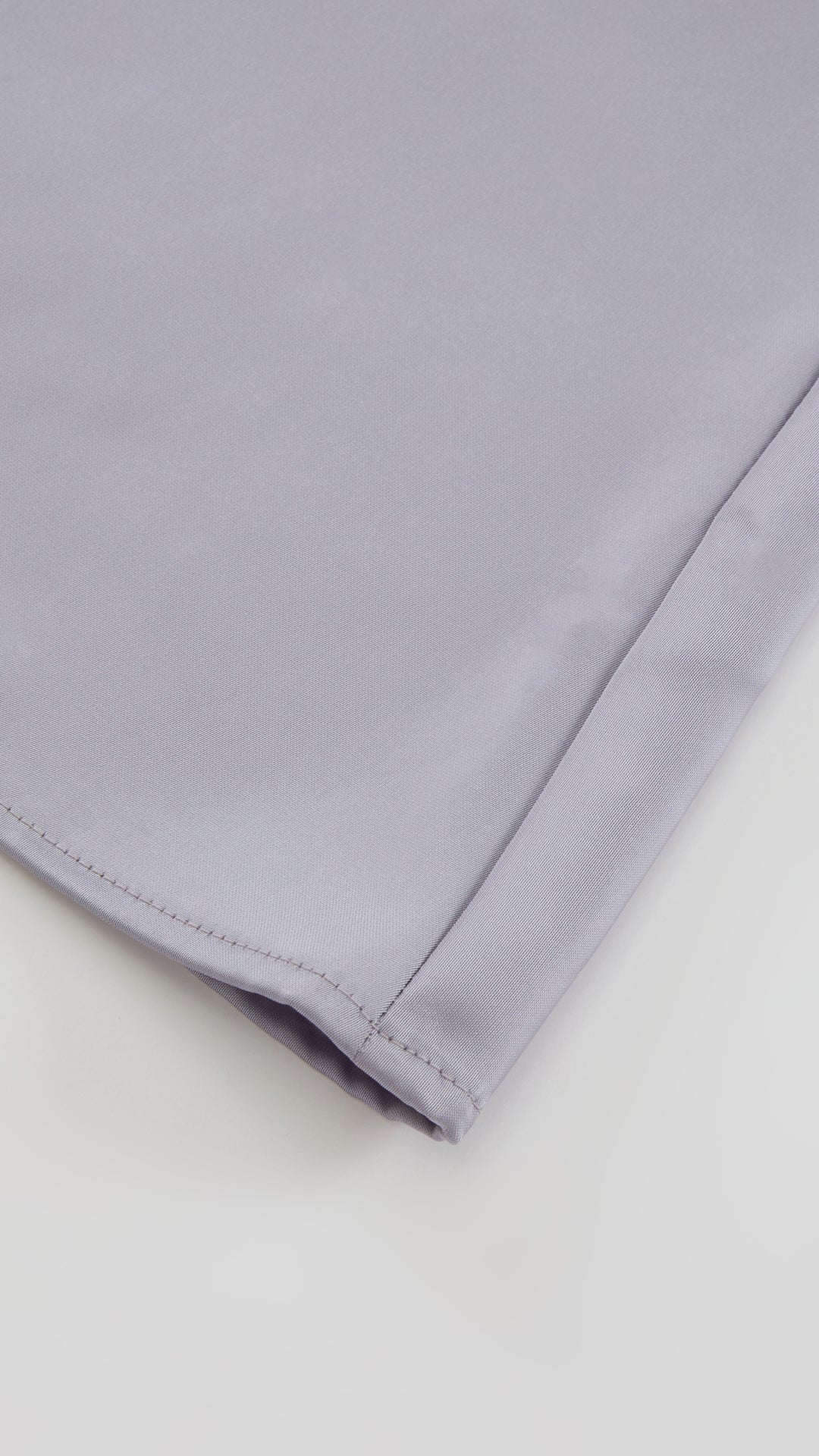 Abito Lungo Monospalla con Collarino e Fiocco in Satin - Eleganza per Matrimoni e Serate Speciali