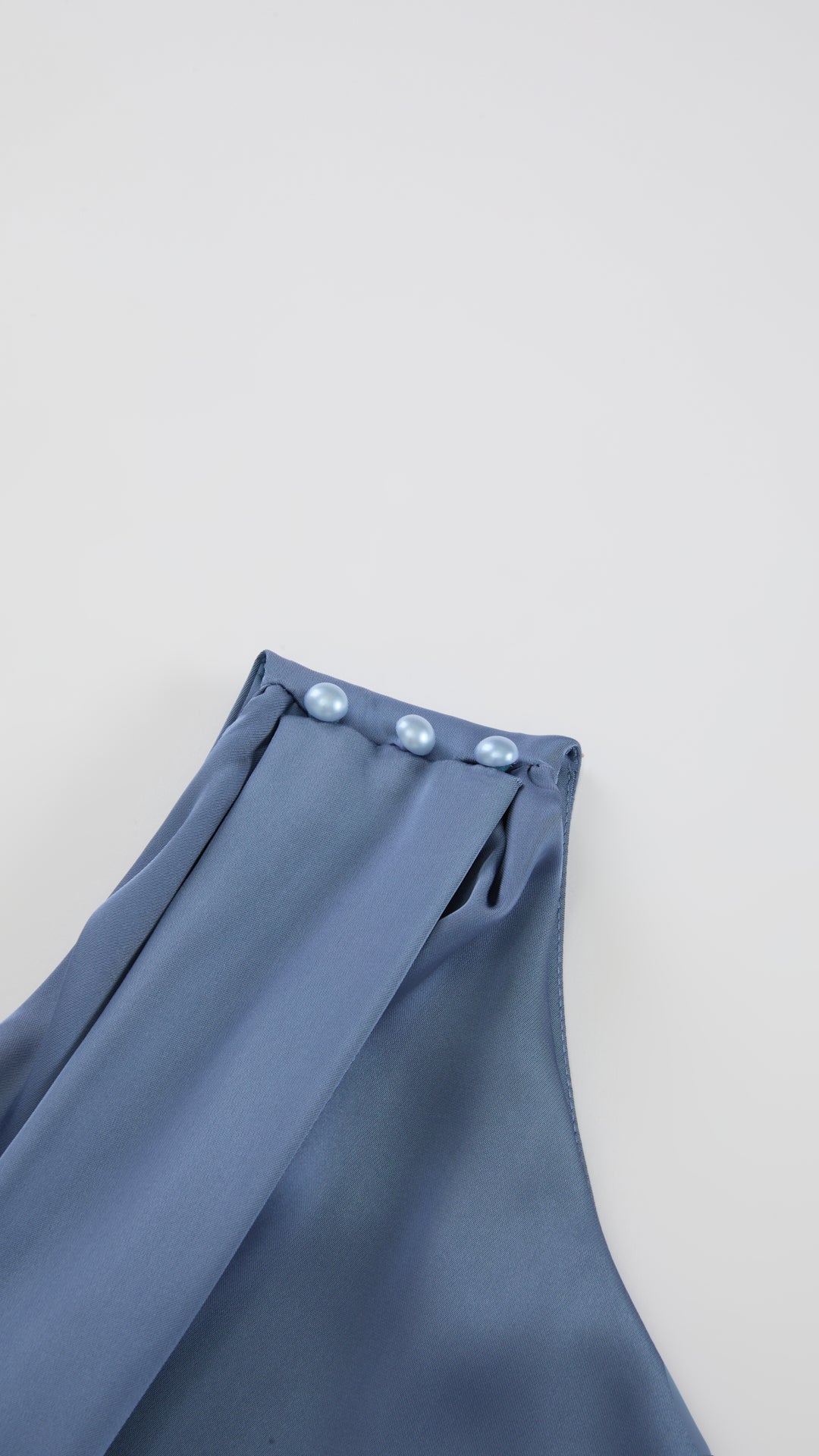 Abito Lungo Monospalla con Collarino e Fiocco in Satin - Eleganza per Matrimoni e Serate Speciali（副本）