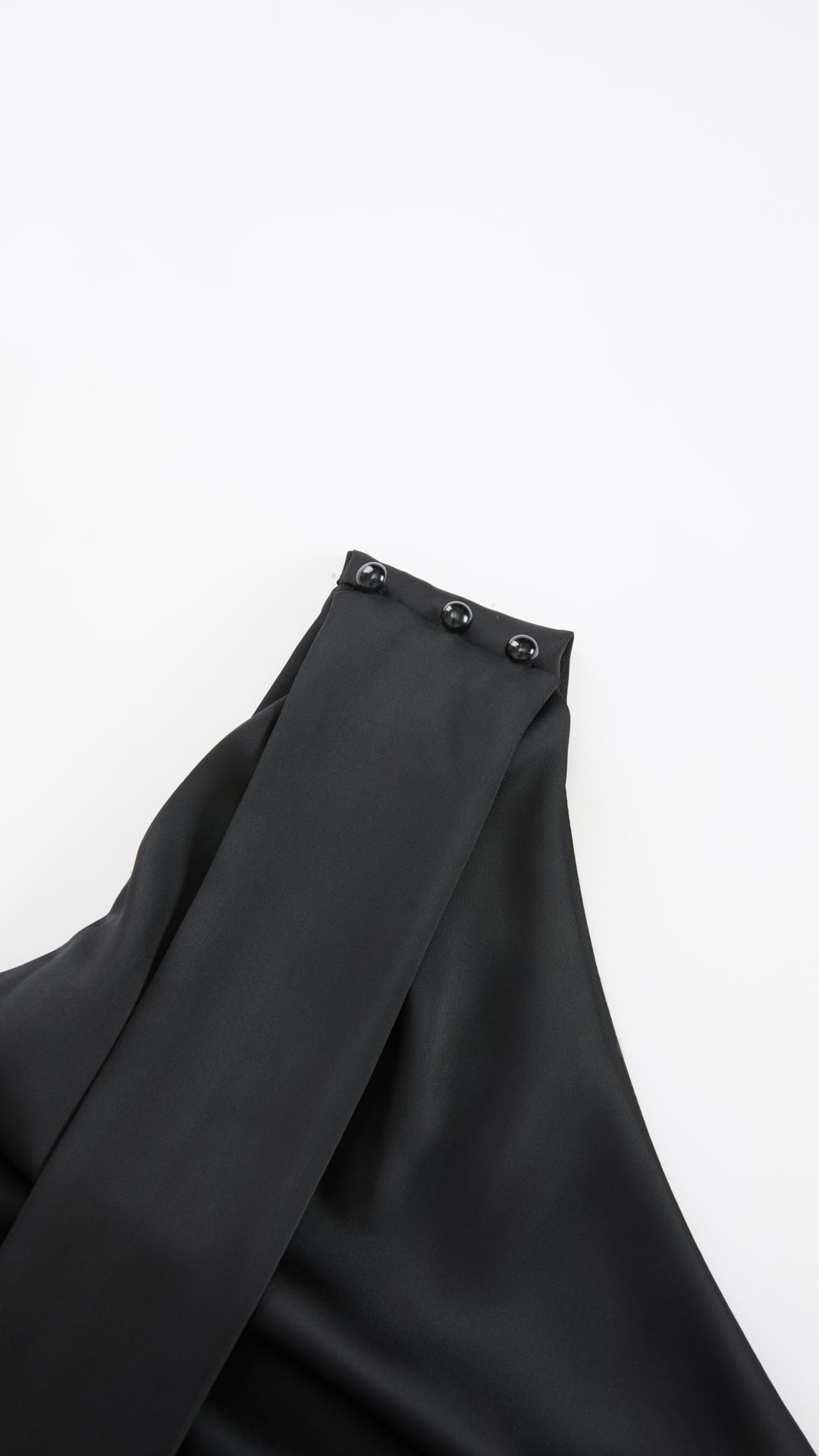 Abito Lungo Monospalla con Collarino e Fiocco in Satin - Eleganza per Matrimoni e Serate Speciali（副本）