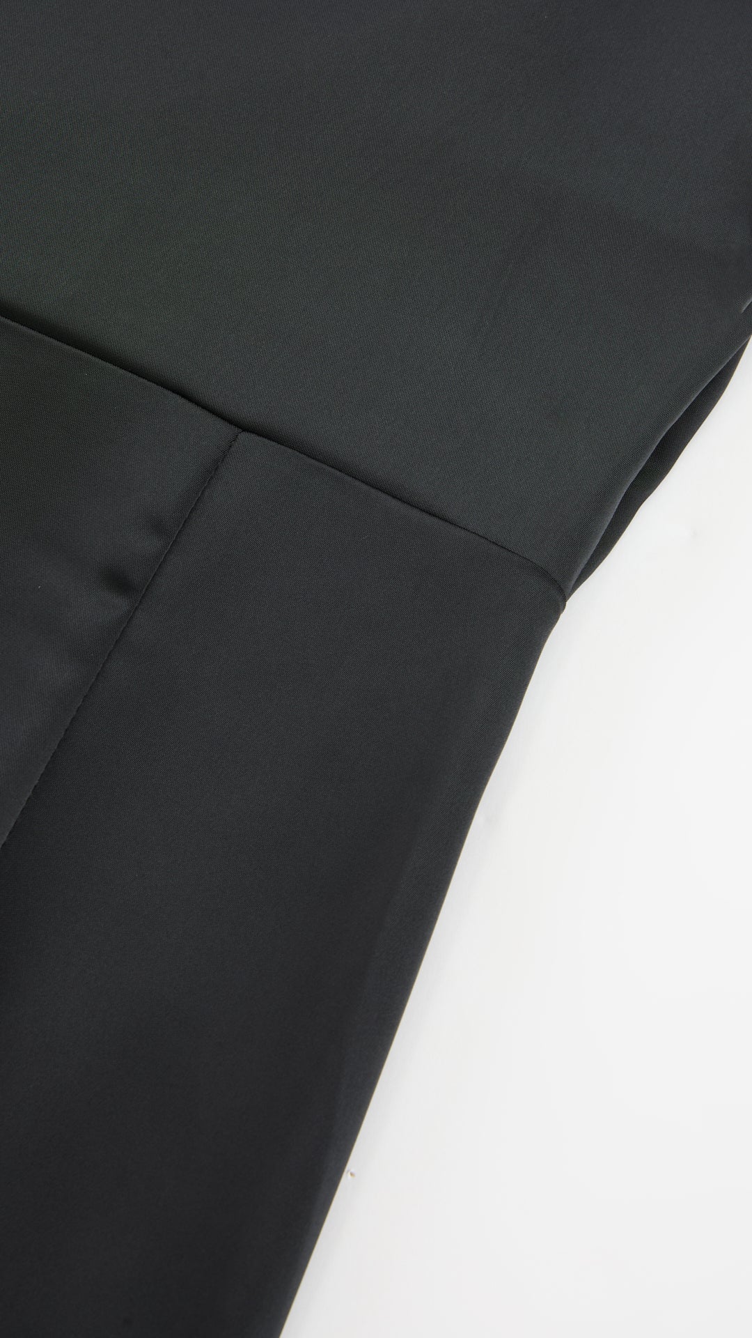 Abito Lungo Monospalla con Collarino e Fiocco in Satin - Eleganza per Matrimoni e Serate Speciali（副本）