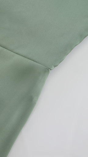 Abito Lungo Monospalla in Satin con Spacco - Eleganza Senza Tempo per Matrimoni e Serate