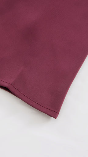 Abito da Sera Monospalla in Satin con Spacco - Elegante e Sensuale per Eventi Speciali