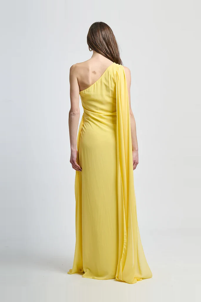 Abito maxi monospalla Venere