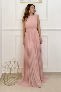 Vestito elegante lungo plisettato Alice