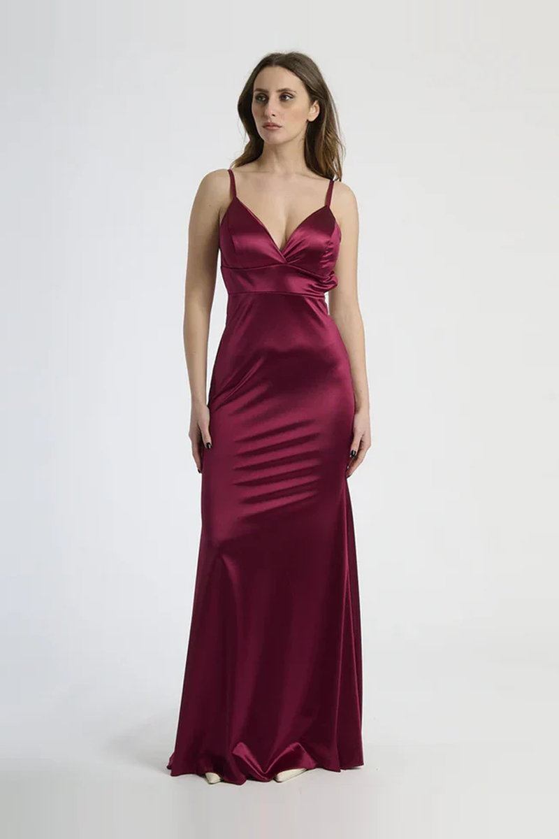 Anita Off Shoulder Mermaid Long Fitted Dress