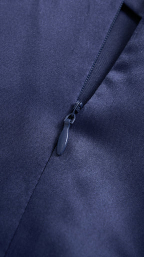 Abito da sera con spalline sottili e gonna a maxi