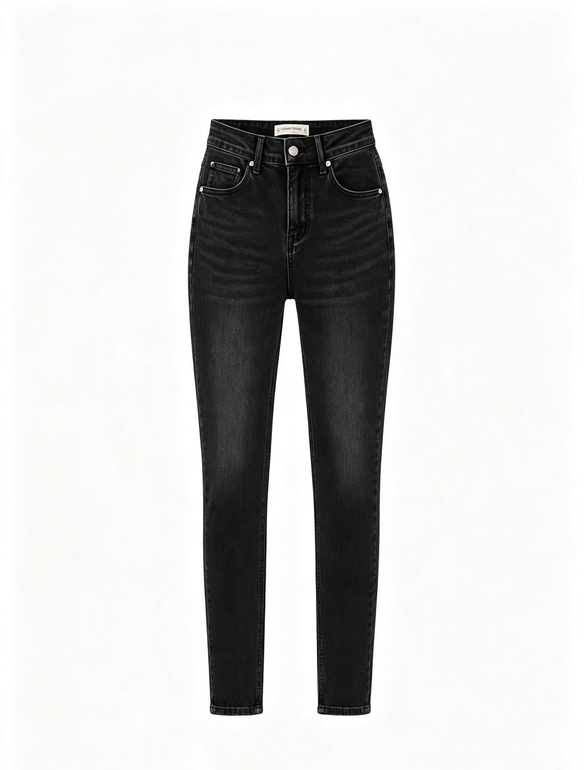 Pantaloni jeans skinny vita alta donna, jeans aderenti elasticizzati, pantaloni casual multicolore, taglie XS-XL