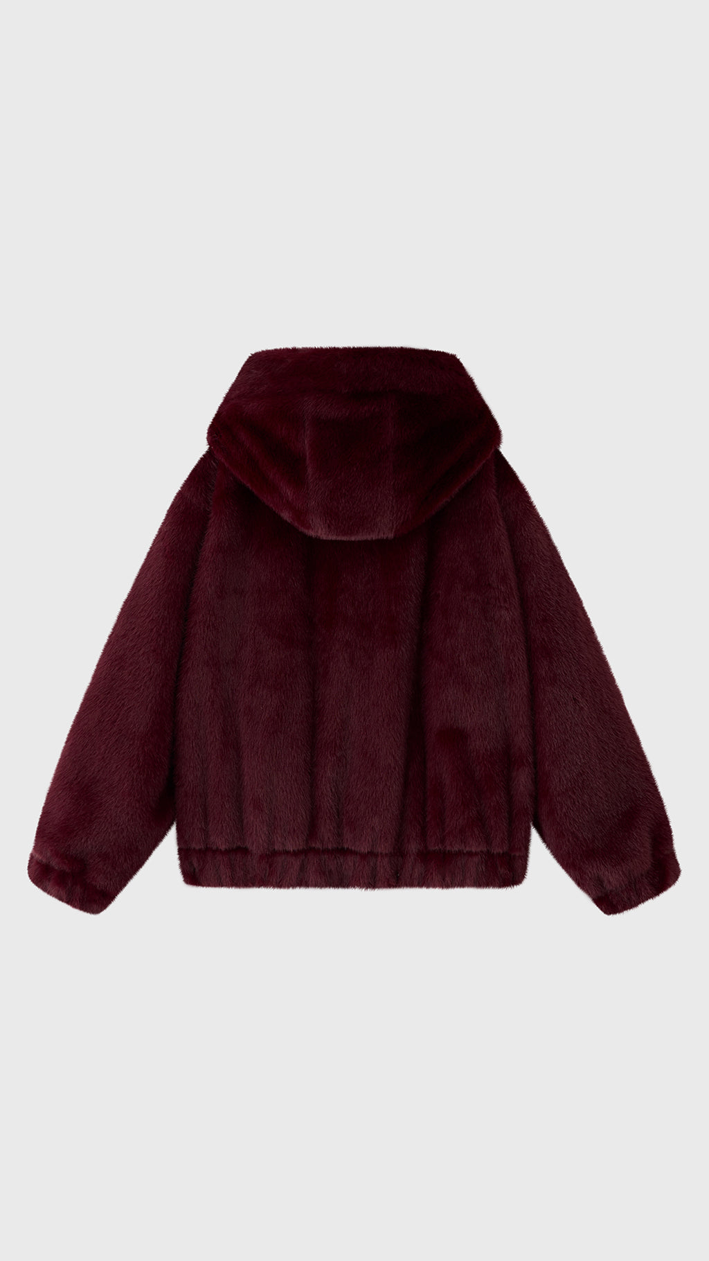 Giubbotto Donna in Pelliccia Sintetica con Cappuccio, Giacca Zip Invernale con Coulisse, Modello Casual Caldo Autunno Inverno