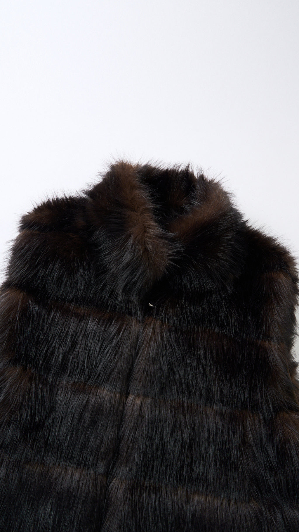 Gilet Senza Maniche Donna in Pelliccia Sintetica, Modello Collo Alto Elegante, Gilet Corto Invernale Casual per Abbinamenti Outfit