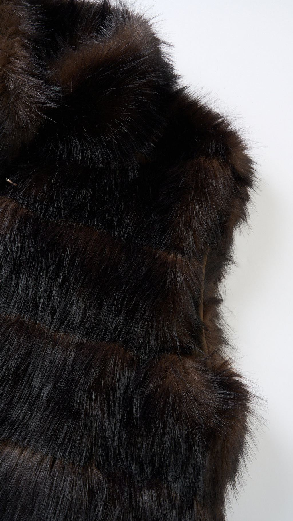 Gilet Senza Maniche Donna in Pelliccia Sintetica, Modello Collo Alto Elegante, Gilet Corto Invernale Casual per Abbinamenti Outfit