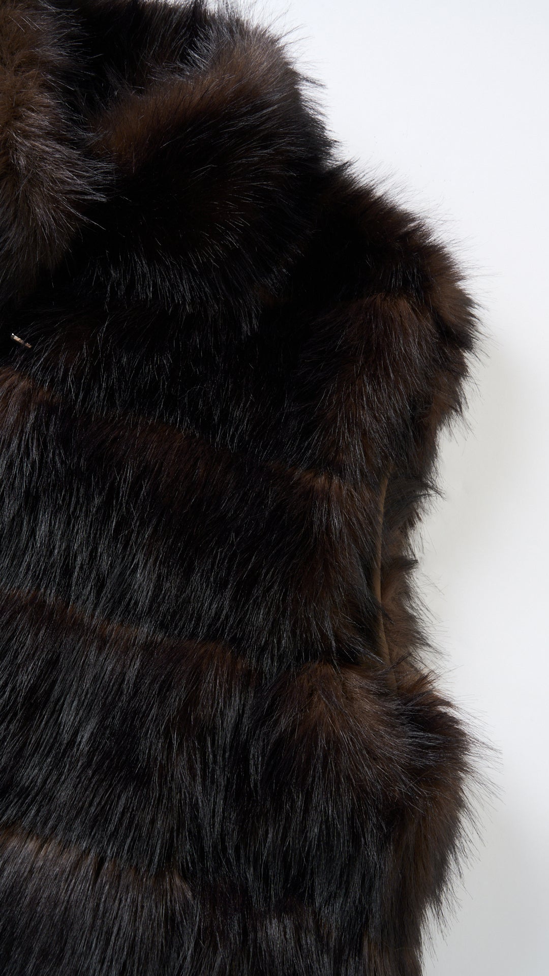 Gilet Senza Maniche Donna in Pelliccia Sintetica, Modello Collo Alto Elegante, Gilet Corto Invernale Casual per Abbinamenti Outfit
