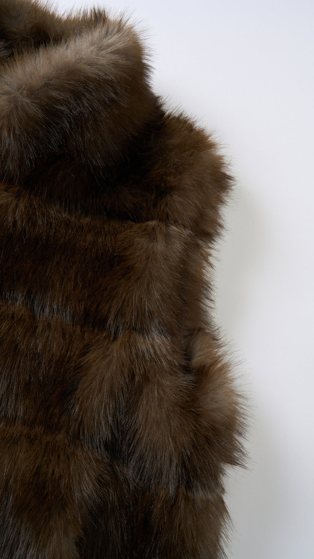 Gilet Senza Maniche Donna in Pelliccia Sintetica, Modello Collo Alto Elegante, Gilet Corto Invernale Casual per Abbinamenti Outfit