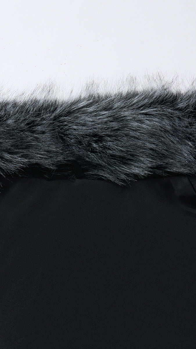 Gilet Senza Maniche Donna in Pelliccia Sintetica, Modello Collo Alto Elegante, Gilet Corto Invernale Casual per Abbinamenti Outfit