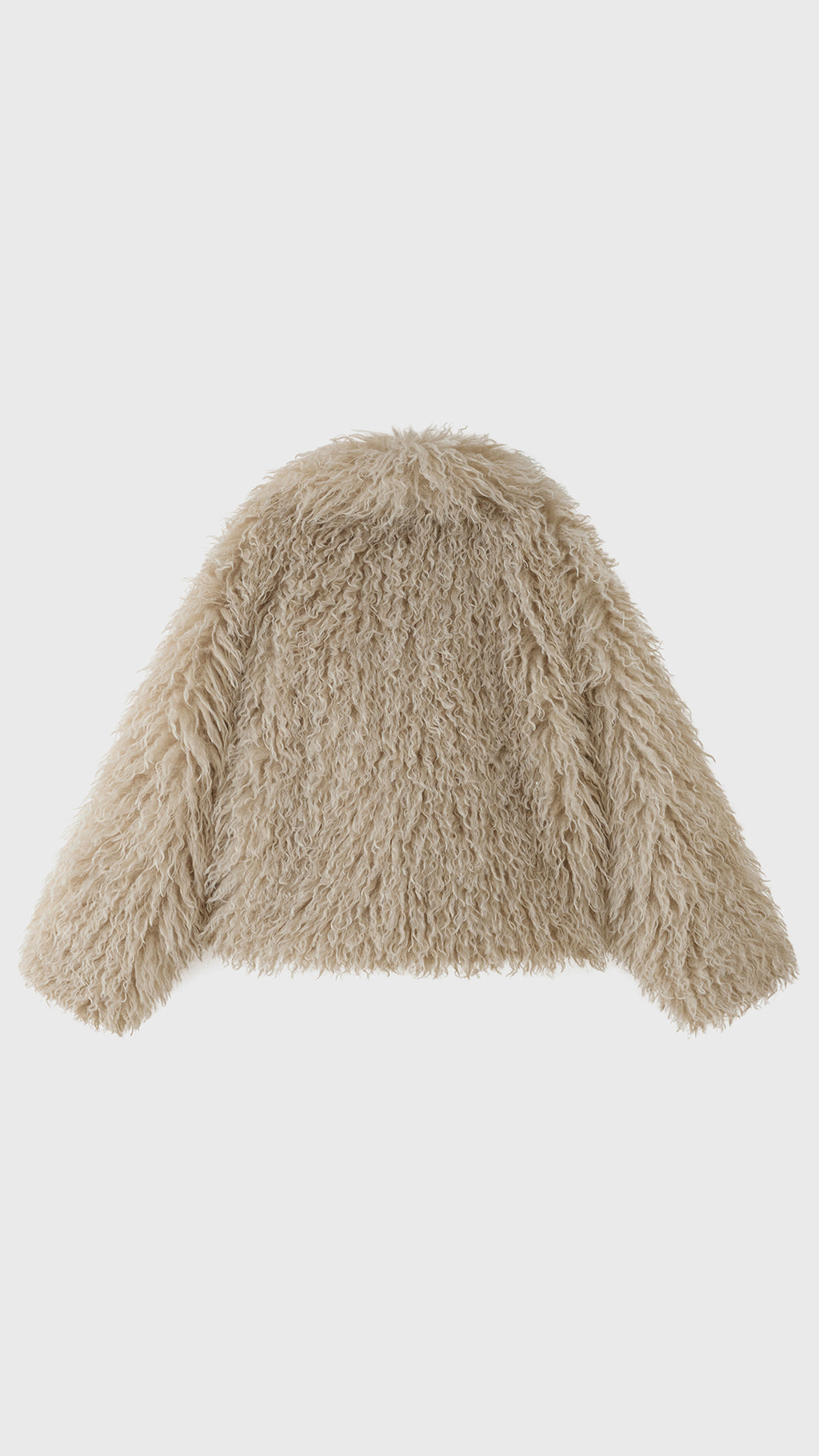 Giacca Corta Donna in Pelliccia Sintetica, Cappotto con Collo a Revers Ampio, Modello Soffice Caldo Autunno Inverno, Taglie S/M e L/XL
