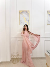 Vestito elegante lungo plisettato Alice