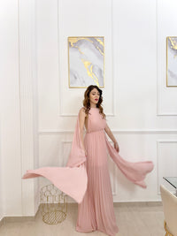 Vestito elegante lungo plisettato Alice