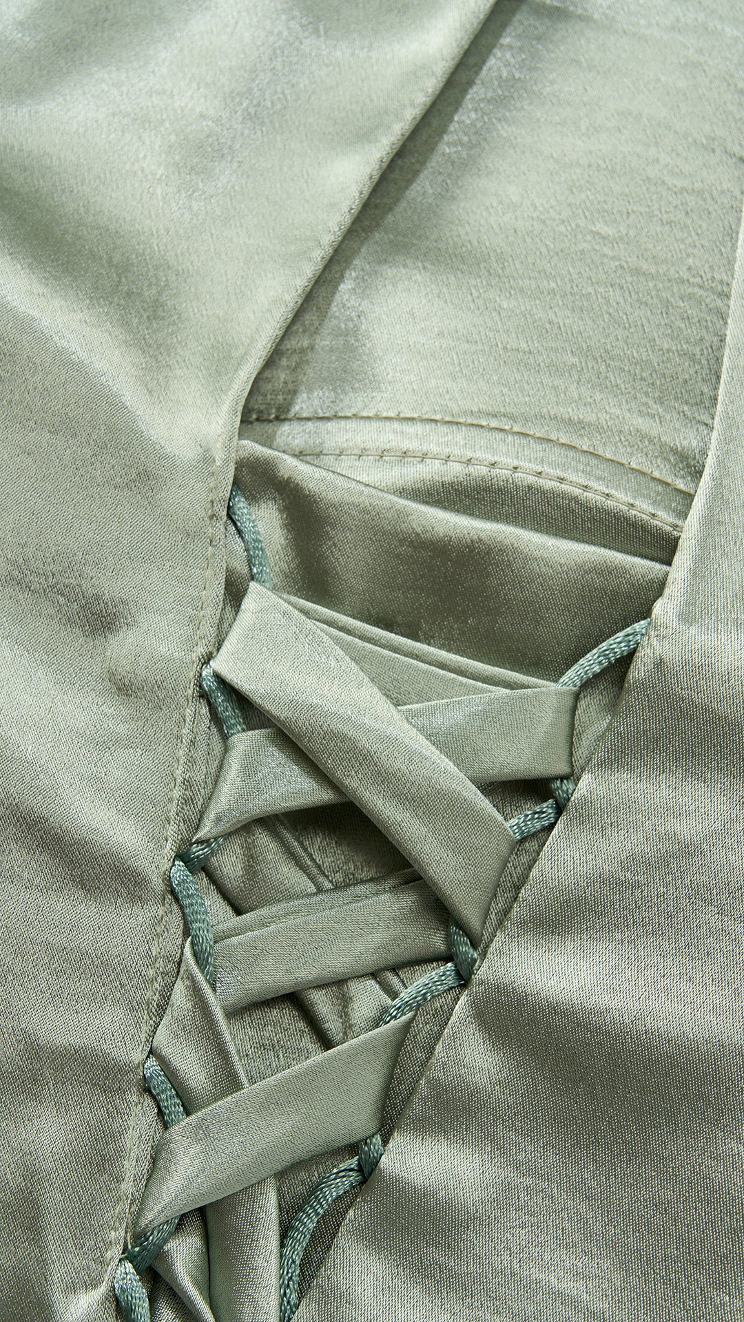 Vestito Lungo Satin Donna Collo Halter con Fiocco Legabile, Abito Elegante Vita Definita e Gonna Ampia da Cerimonia