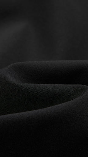 Abito lungo elegante con scollo a collo alto a fiocco, design bicolore con top asimmetrico e gonna fluida