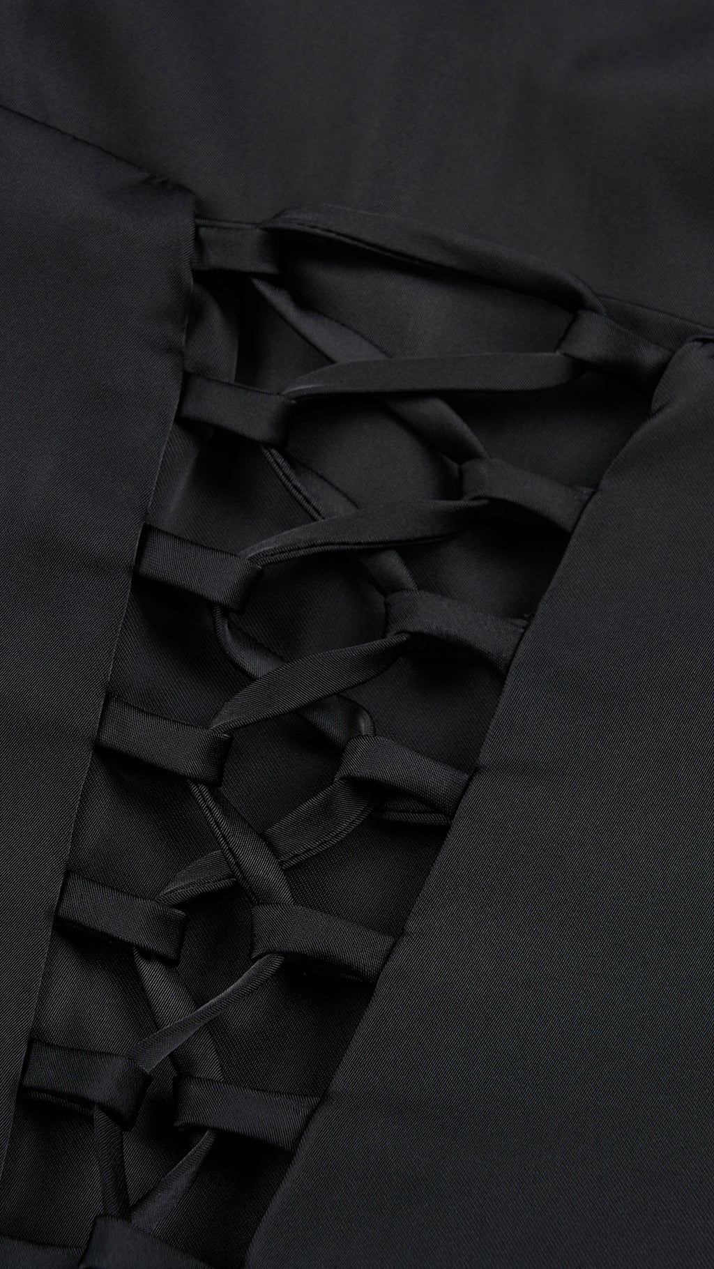 Abito lungo elegante con scollo a collo alto a fiocco, design bicolore con top asimmetrico e gonna fluida