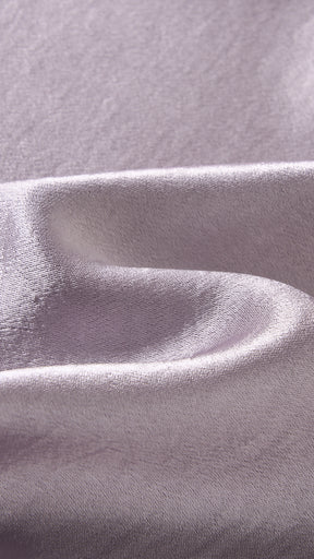 Vestito Lungo Satin Donna con Colletto Alto e Spalle Scoperte, Abito Elegante Cerimonia Busto Arricciato e Gonna Svasata