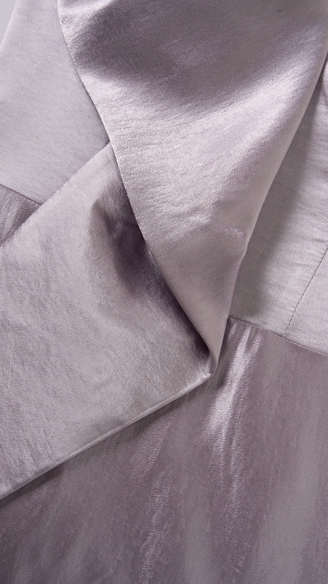 Vestito Lungo Satin Donna Spallina Singola con Maxi Fiocco, Abito Elegante da Cerimonia e Festa Smanicato