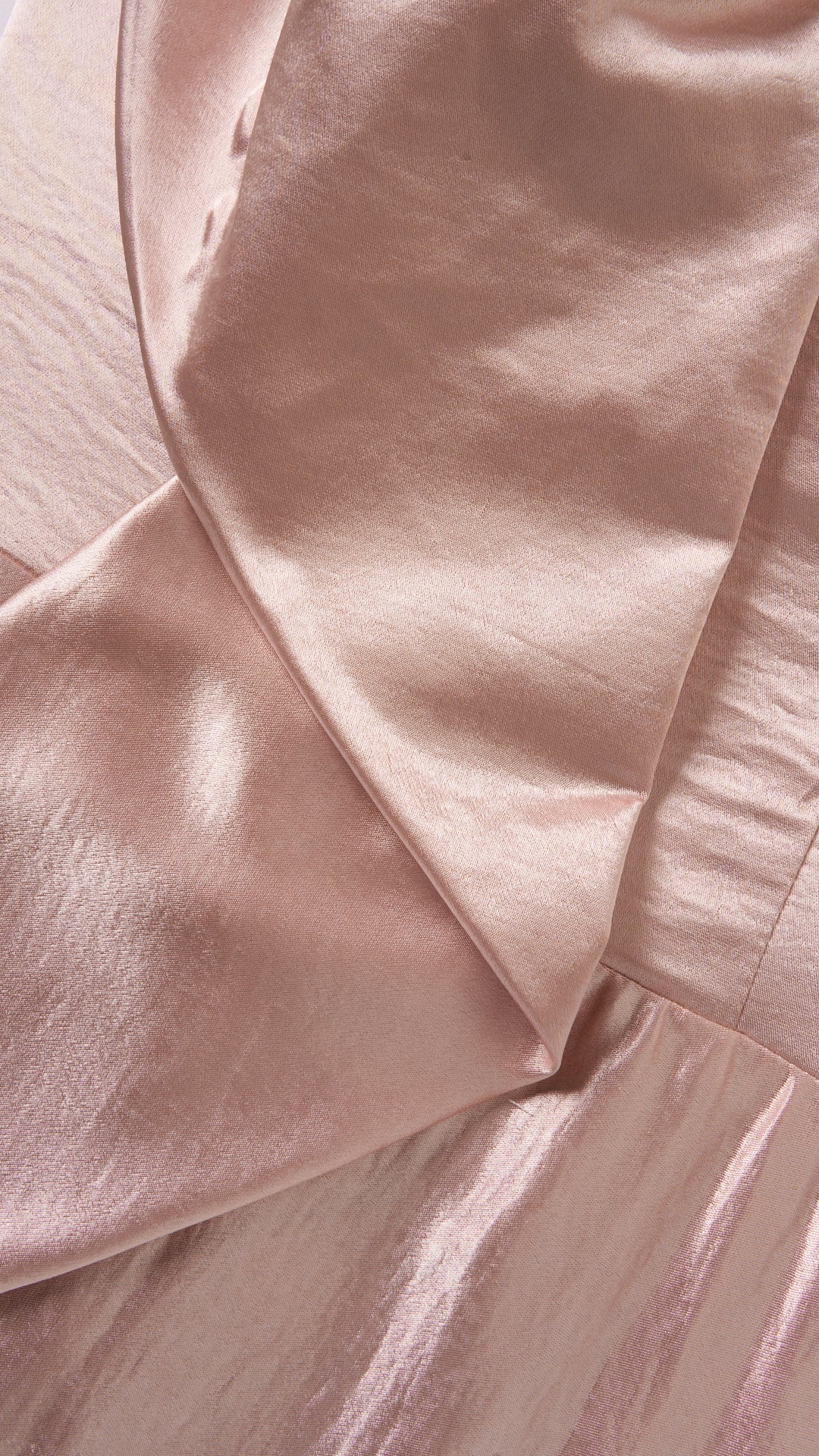 Vestito Lungo Satin Donna Spallina Singola con Maxi Fiocco, Abito Elegante da Cerimonia e Festa Smanicato