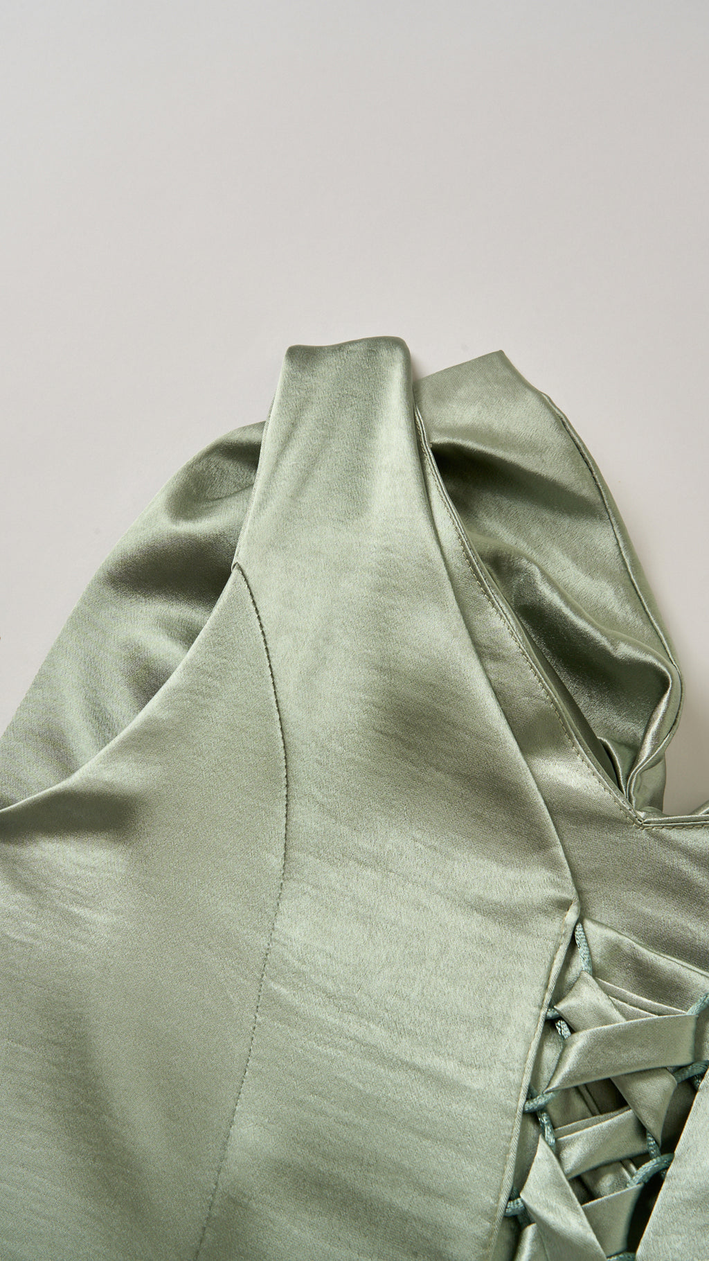 Vestito Lungo Satin Donna Spallina Singola con Maxi Fiocco, Abito Elegante da Cerimonia e Festa Smanicato（副本）