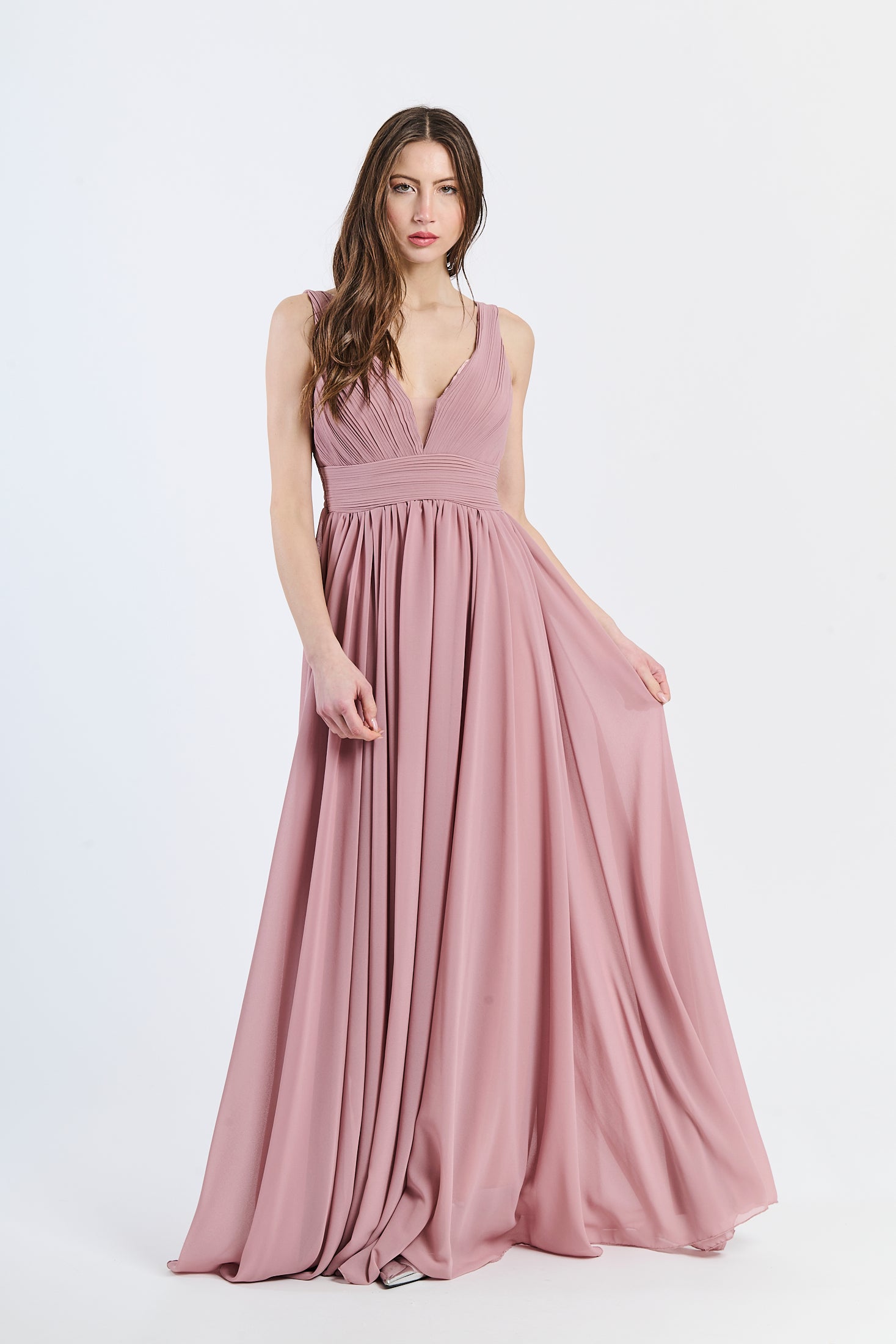 Zoe Long Tulle Wide Bridesmaid Dress