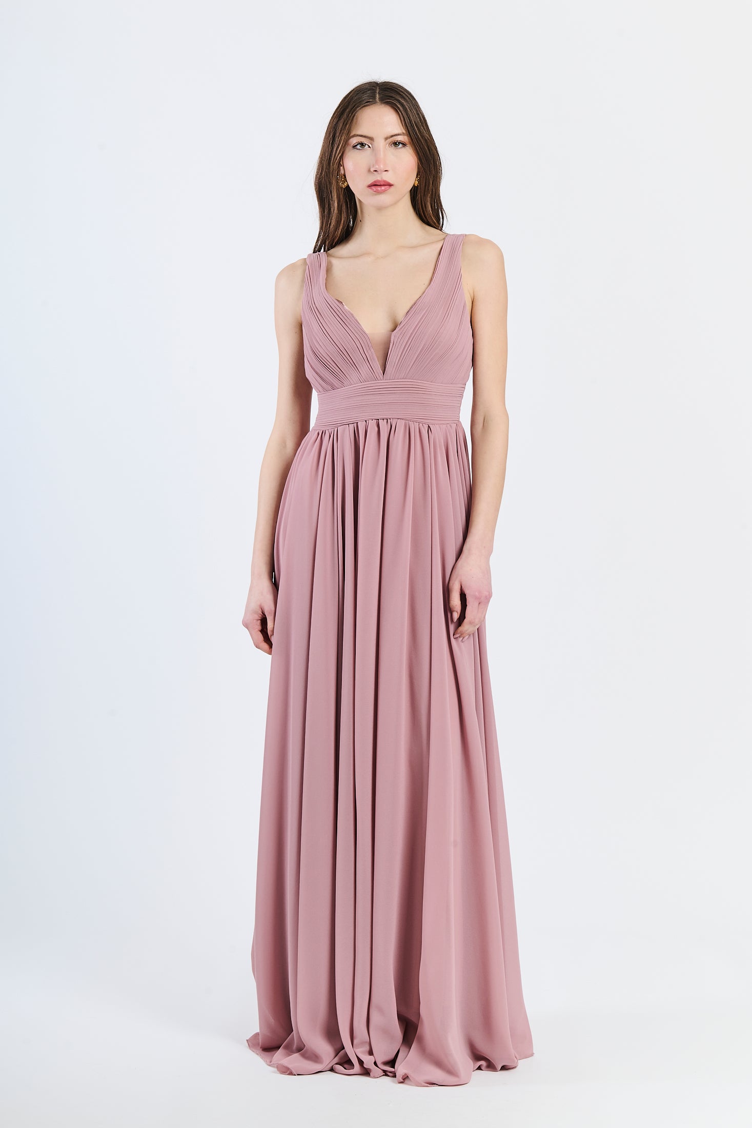 Zoe Long Tulle Wide Bridesmaid Dress