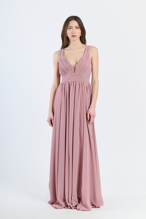 Zoe Long Tulle Wide Bridesmaid Dress