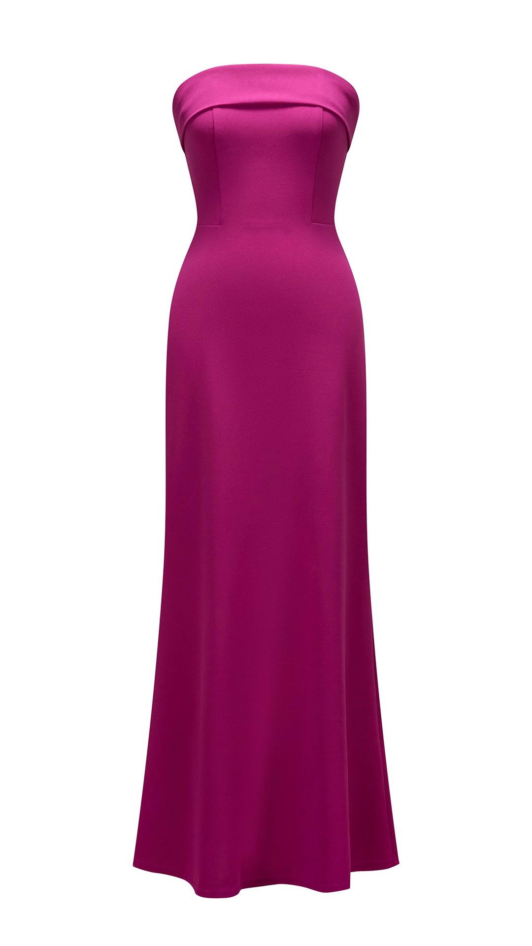Abito da donna elegante senza spalline con scollo dritto, abito lungo da sera aderente con gonna a sirena, vestito formale per feste, matrimoni e cerimonie