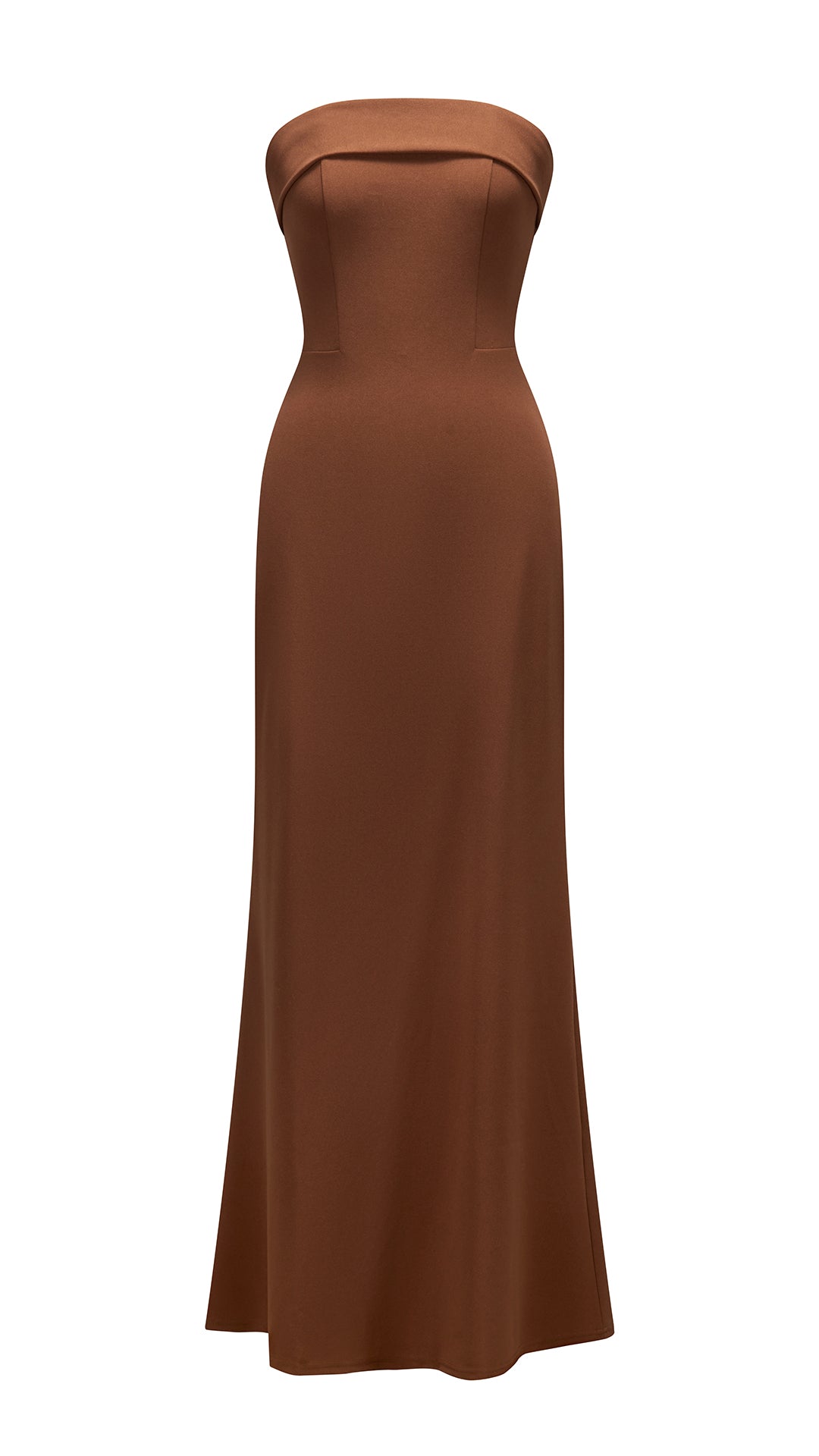 Abito da donna elegante senza spalline con scollo dritto, abito lungo da sera aderente con gonna a sirena, vestito formale per feste, matrimoni e cerimonie