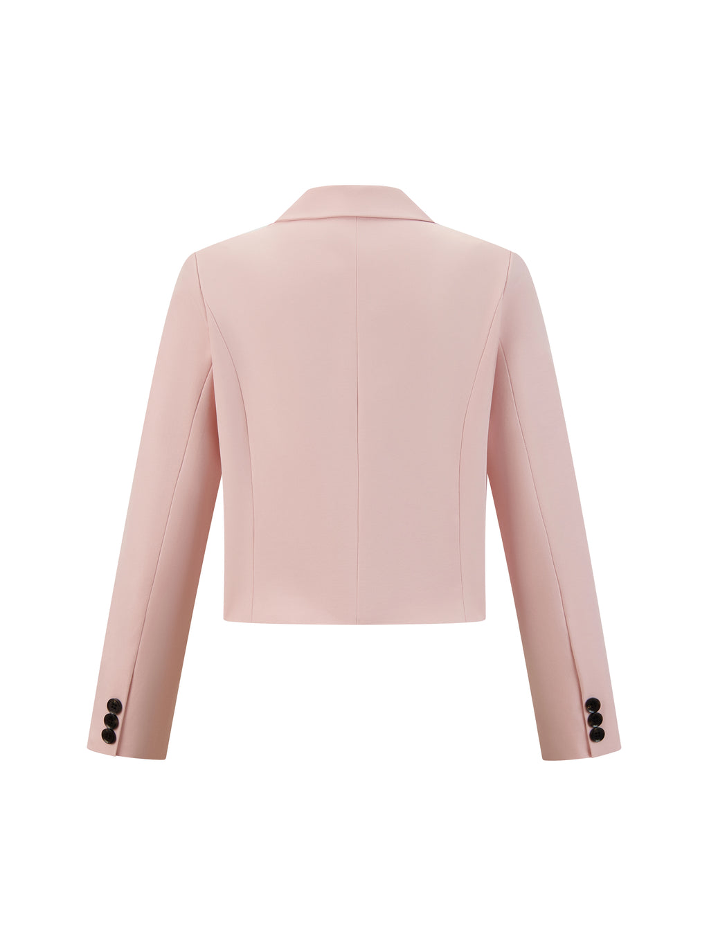 Blazer Donna Corto Doppiopetto - Giacca Cropped Elegante per Ufficio e Stile Quotidiano