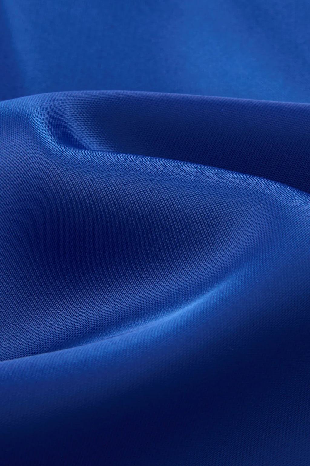 Abito Midi in Satin con Spalline e Scollatura a Collo d'Anatra - Eleganza Senza Tempo per Serate -1