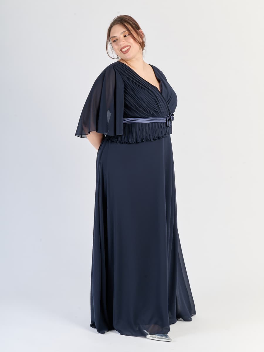 Abito Navy elegante, taglia unica, colore profondo