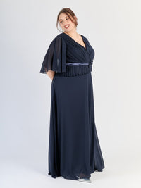 Abito Navy elegante, taglia unica, colore profondo